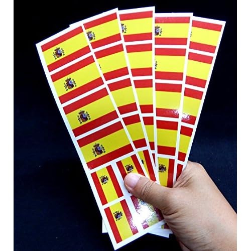 40 Tattoos: Spanish Flag, Spain Party Favors