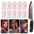 Chucky Halloween Makeup Kit with Scar Tattoos & Fake Knife Prop