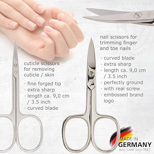 10-Piece Manicure Pedicure Grooming Kit in Leather Case