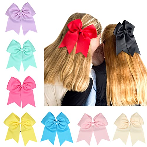 ZOONAI Women Teen Girls Large Hair Bow Clip Hair Accessories Big Hair Bow Hairpin Headwear (Black)