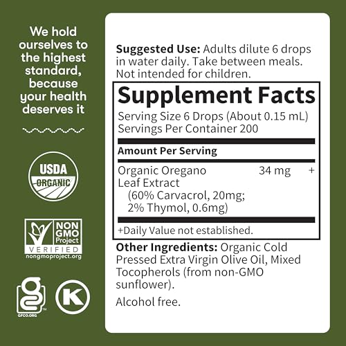 Garden of Life Oil of Oregano Drops - Immune Support, 1 oz