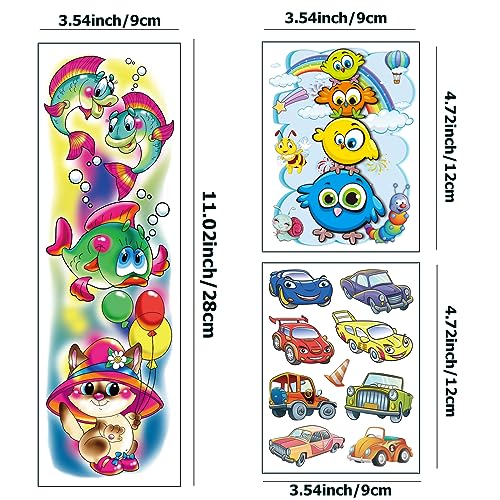 Tazimi Temporary Tattoo Stickers - 27 Pack Full & Half Arm