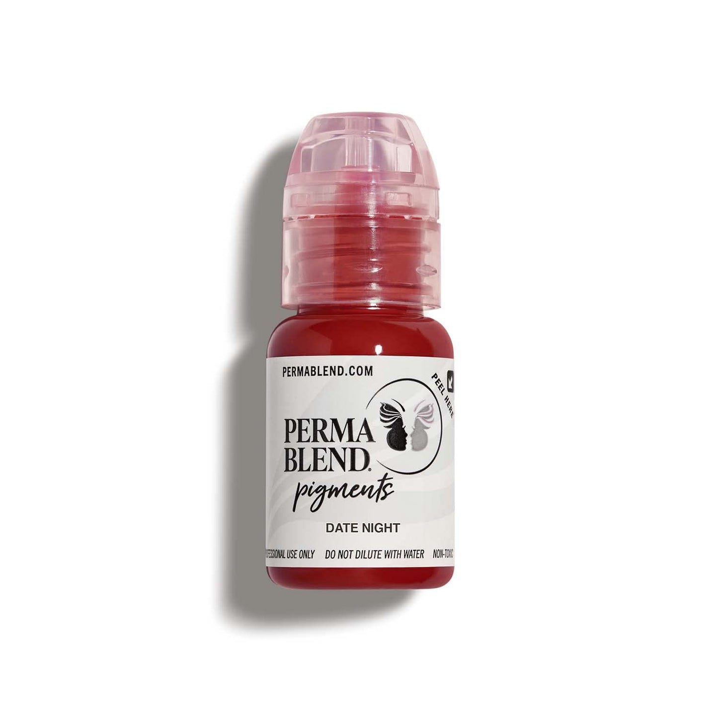 Perma Blend - Date Night - Deep Red Tattoo Ink for Permanent Makeup - Lip Blush Microblading Ink to Enhance Color - Lip Blushing & Tattoo Supplies - Vegan (0.5 oz)