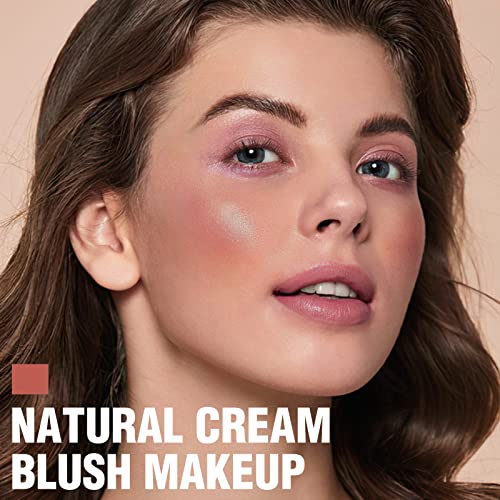 FOCALLURE Cream Blush Stick BURNING CLAY 0.21oz Buildable Matte & Dewy Finish