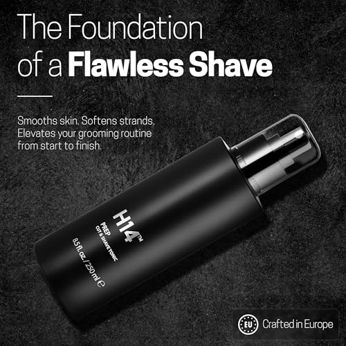 H14 Prep Cut & Shave Tonic for Men – 8.5 fl oz