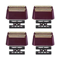 Replacement Heads for Men, 5 Star Series Finale Razor Replacement Foil and Bar Assembly Compatible with wahl Foil 7031-100,7043-100 Shave Replacement Head, 4 Packs (Red)