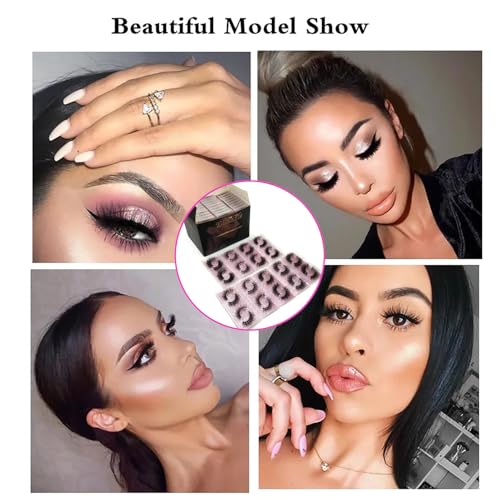 Ellazzle 18 Pairs Wispy 3D Faux Mink Eyelashes - 9 Pack