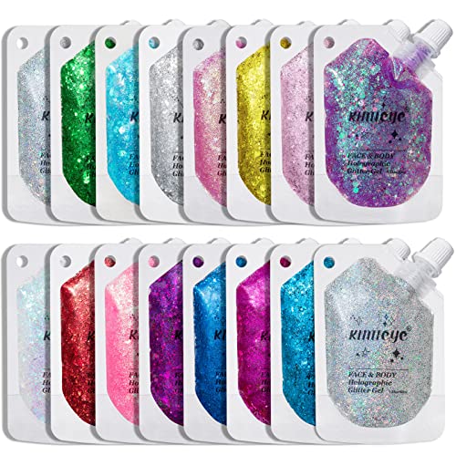 Illusion Purple Holographic Body Glitter Gel, 1.35oz
