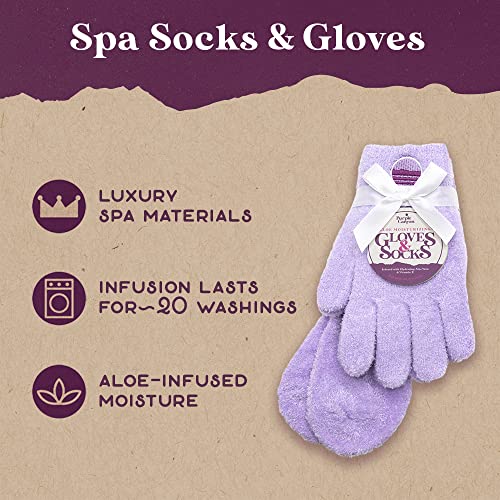 Purple Canyon Spa Gift Box for Women | Relaxing Lavender Stress Relief Gift for Women | All Natural Ingredients | 6 Peice Set