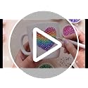Bedazzling Kit with 40 Colors Jelly Rhinestones - 40000 Pcs 3mm Gems