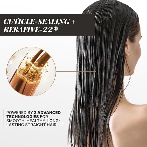 Fashion Gold Keratin Hair Treatment Kit – Smoothing Shampoo & Mask