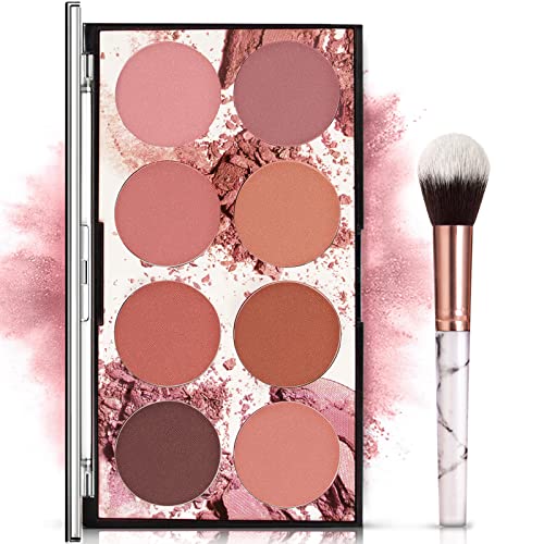 NewBang 8 Colors Blush Palette – Matte & Shimmer
