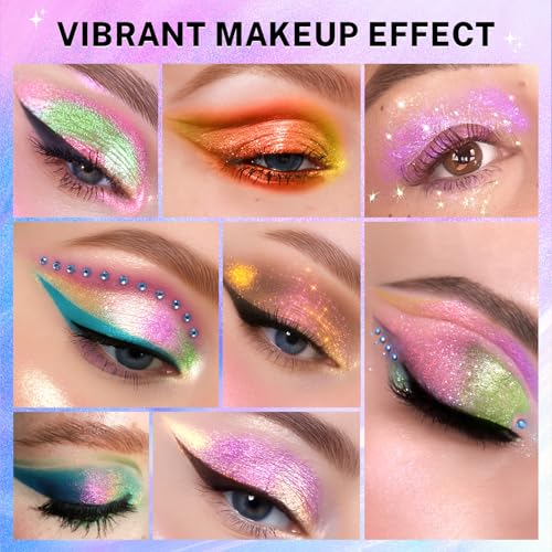 UCANBE Multichrome Shimmer Eyeshadow Palette - 4 Colors