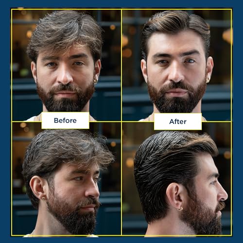Ruffians Beard & Hair Oil (1.7 Oz Fl / 50 ML) Omega-Rich Nourishing Hair Oil Spray, Nourishing, Smooth Finish, for Beards and Dry Hair, Leave-In Hair Oil, Weightless Hair Oil Mist