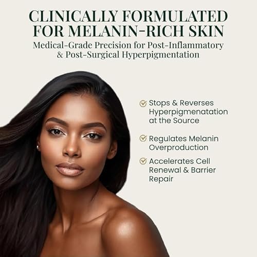 E'Luxxe Clinical Hyperpigmentation & Dark Spot Serum ? Tranexamic Acid, Niacinamide & Vitamin C ? For Face & Body, Post-Acne & Dark Scar Marks ? Fragrance-Free 50ml