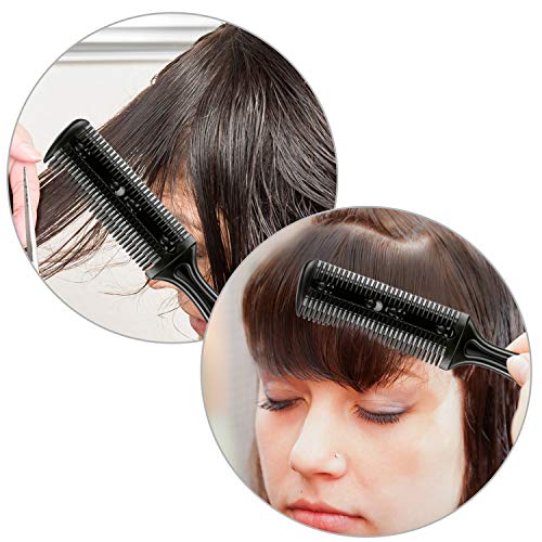 Maitys 3-Pack Hair Razor Combs with 10 Replacement Blades – Hair Cutting Tool