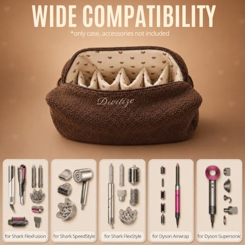 Hair Dryer Travel Case for Dyson Airwrap & Flexstyle