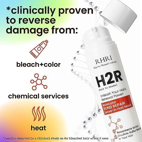 Rida Hair Research Advanced Nourishing Leave-In Hair Mask for Damaged, Frizzy & Split Ends