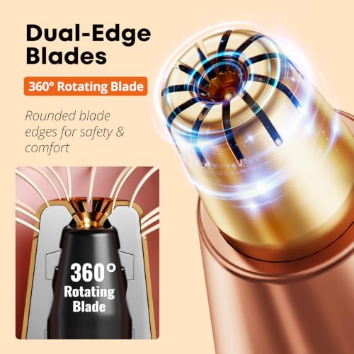 VG VOGCREST 3-in-1 Rechargeable Nose & Facial Hair Trimmer for Women & Men