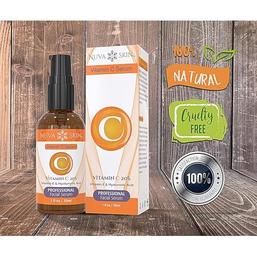 Vitamin C Serum for Face - Face Serum Vitamin C and Hyaluronic Acid, Anti Aging serum, Brightening Serum, Brightening Face Serum with Vitamin C Oil, Facial Serum for Collagen Production & Reduced Acne