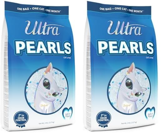 Ultra Pearls Cat Litter,5 lbs (Pack of 2)