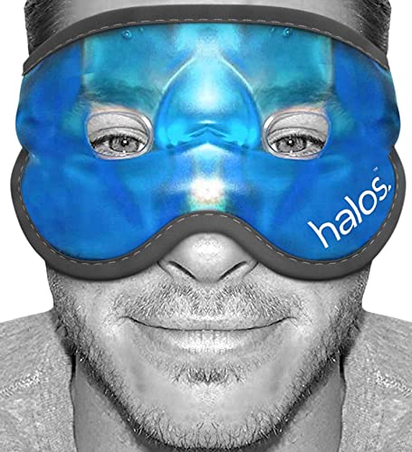 MyHalos Cooling Gel Eye Mask | Reusable Cold Compress for Puffy Eyes
