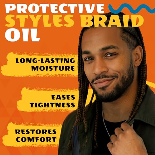 AllDay Locks Braid Oil Spray - Scalp & Hair Moisturizer, 8 oz
