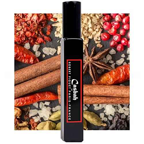 Robert Piguet Casbah Eau de Parfum Refillable Travel Spray - Woody Oriental Perfume with Notes of Pepper, Incense & Cedar - Made in France, .27oz/ 8ml