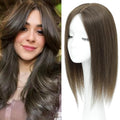 Aimeolyn Human Hair Topper 16" Large Base for Thinning Hair