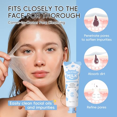 Milk Skin Care for Kids Teens Birthday Christmas Gifts - Girls Skin Care for Kids Age 8-12 - skin care for Teens 10-12 -Skincare for Girls 10-12 - Skincare Set for kids 8-9 - Gifts for Teenage girls