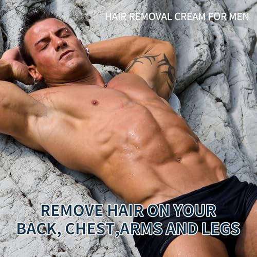 Men's Hair Removal Cream for Sensitive Skin – Fast & Gentle Full-Body Use