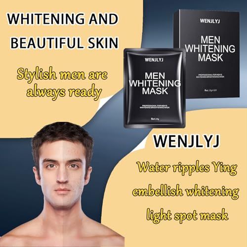Mens Face Sheet Mask Set,Hydrating Facial Sheet Masks Combo for All Skin Types,Moisturizing Mens Face Mask Skincare Gift Set for Him,Dad,Husband & Boyfriend (10 Pcs)