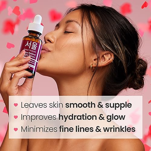 SeoulCeuticals Retinol + Vitamin C Serum - Korean Skincare Bundle for Anti Aging