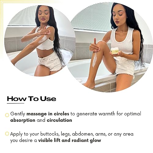 Cocobliss Skin Tightening Cream - Firming Lotion and Moisturizer for Bums, Legs, Tummy & Body - Hydrating with Guaran?, Coco Butter, A?a? Oil - Beautiful Glow and Vanilla Scent For men & women