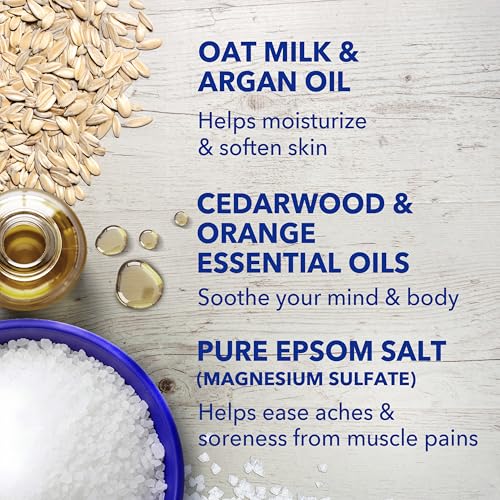 Epsom Salt Magnesium Soak with Oat Milk & Argan Oil - 3 lbs