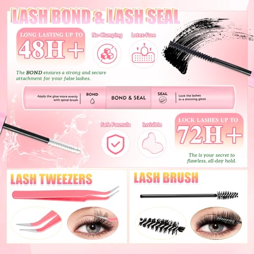 Wispy Lash Clusters Kit - 708pc Individual Eyelash Extensions 30D-100D
