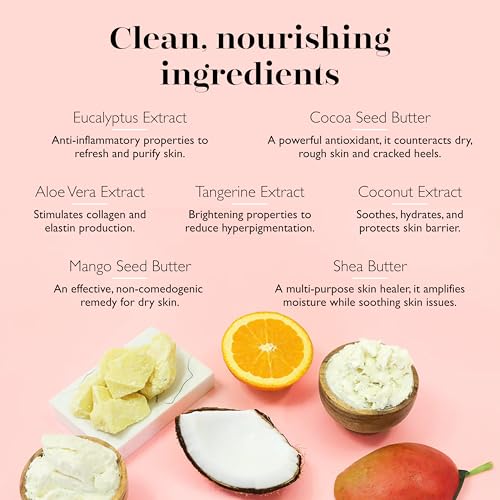 Spongelle Fresh Tangerine Eco Collection Body Buffer Body Scrubber | Bath & Shower Loofah for Men & Women | Biodegradable, Cruelty-Free, Vegan, Dermatologist-Tested, Made in USA | 15+ uses