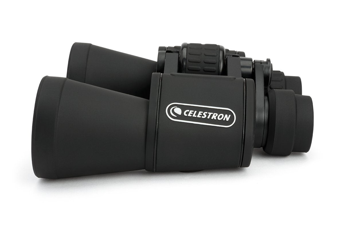 Celestron – UpClose G2 20x50 Porro Binoculars with Multi-Coated BK-7 Prism Glass – Water-Resistant Binoculars with Rubber Armored and Non-Slip Ergonomic Body for Sporting Events