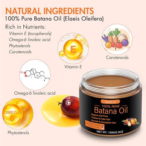 Batana Oil Hair Growth - 100% Pure Organic 5.3 oz