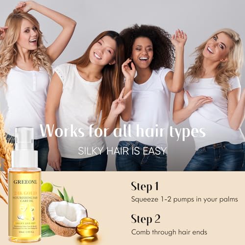 24K Gold Hair Serum with Argan & Coconut Oil - 60ml