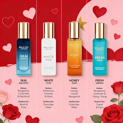 Bellavita Luxury Unisex Perfume Gift Set 3x80ml
