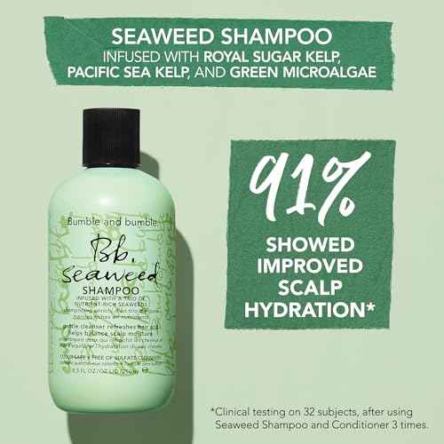 Bumble and bumble. Seaweed Hydrating Shampoo and Conditioner | For Fine-to-Medium Hair or Daily Washer | Anti Frizz, Sulfate-Free, Color Safe + Detangler