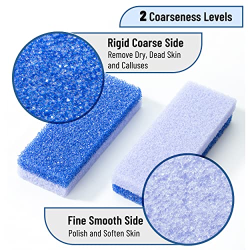 Natural Pumice Stone Foot Callus Remover 4 Pack for Exfoliation