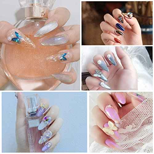 FEBSNOW 1000 PCS French Coffin Ballerina Nail Tips Acrylic Nails Artificial Half False Flake Nail Tips 10 Sizes with Boxes Clear Plastic Cases for Nail Salon Shop DIY Nail Art Ballerina Nails (Clear)