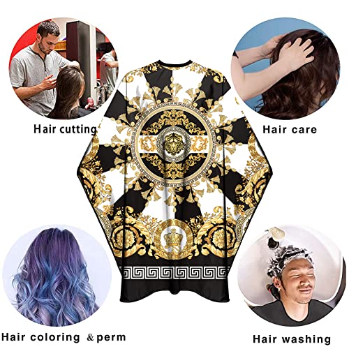 Barber Cape 63" × 56" with Snaps | Professional Stylist Gown