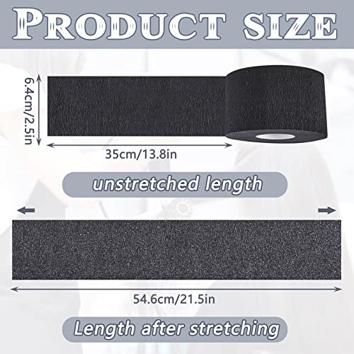Disposable Black Barber Neck Strips 1000 Sheets, Hair Cutting & Styling Accessories