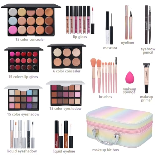 Pomcral All-in-One Makeup Kit Set for Teens & Women