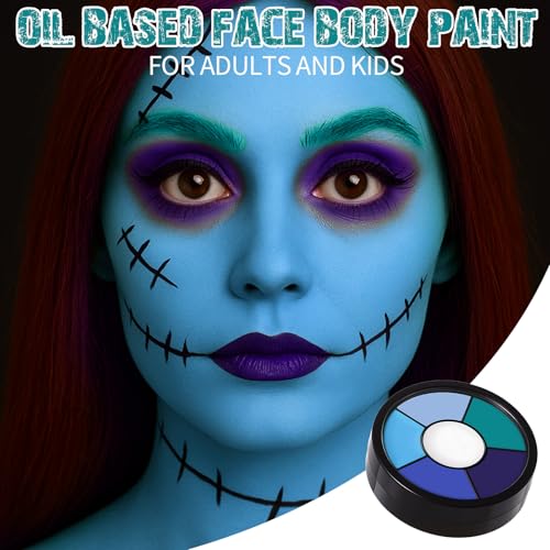 BOBISUKA 6-Color Washable Face & Body Paint for Cosplay