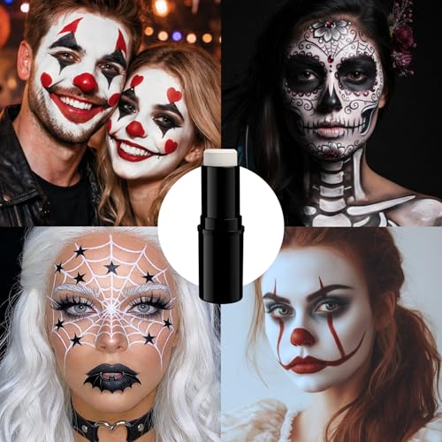 White Face Paint Stick Oil-Based Waterproof Makeup