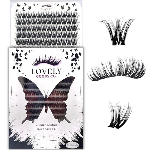 Feather Me Cluster Lashes D Curl 10-18mm Mixed Length